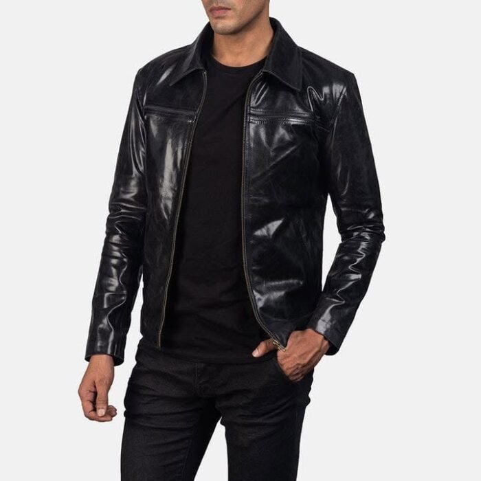 Classic Black Leather Jacket – Timeless Style, Everyday Confidence