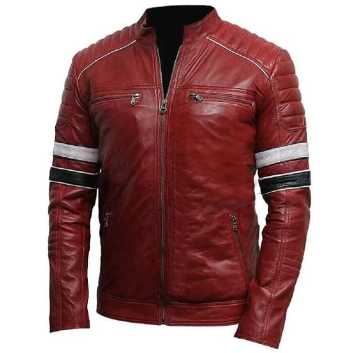 Red Rider Leather Jacket 🔥❤️