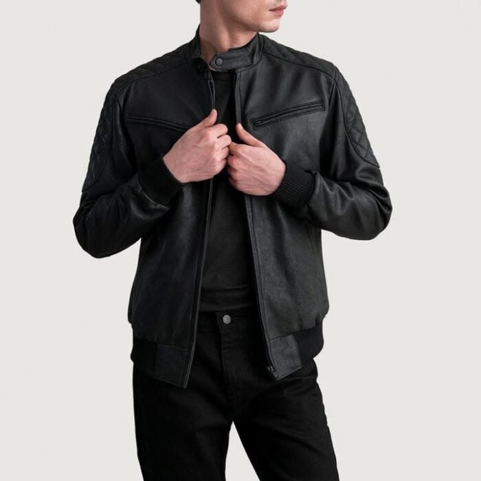 🖤 Men’s Premium Black Leather Jacket 🖤