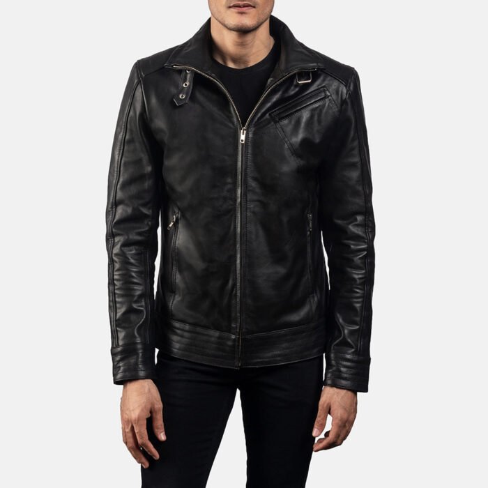 🖤 Classic Black Leather Jacket – Bold & Timeless Style 🏍️🔥