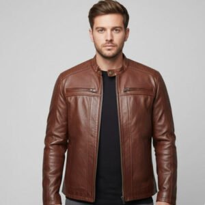 🤎 Classic Brown Leather Jacket – Timeless Style, Modern Edge! 🧥✨