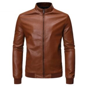 Premium Brown Leather Jacket – Timeless Style & Confidence