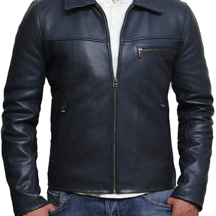 Classic Black Leather Jacket – Timeless Style & Bold Confidence 🖤